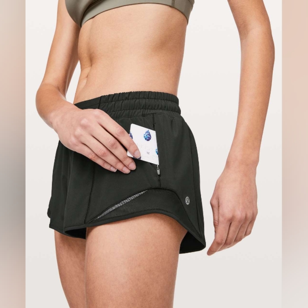 Lululemon Hotty Hot Short II *2.5", Black, Size 6 - Picture 7 of 15